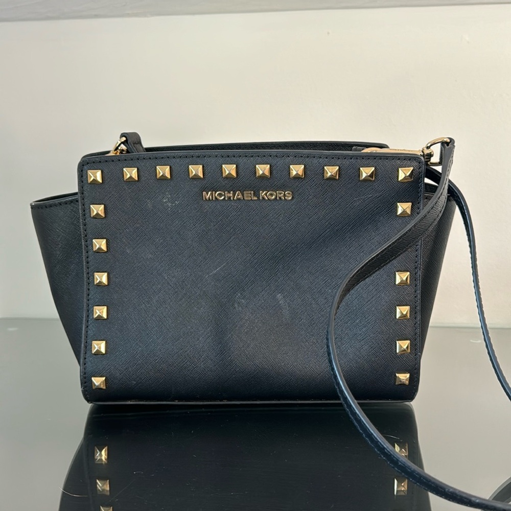 Michael Kors Purse - Studded/Adjustable Strap